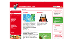 Desktop Screenshot of getraenke-paradies-wolf.de